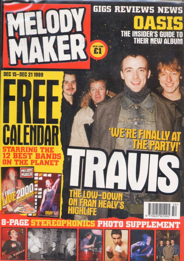 Travis - Uk Melody Maker 15.dec. 1999
