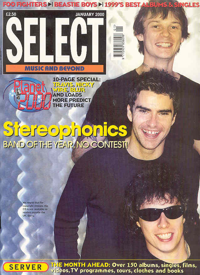 Stereophonics - Uk Select Magazine Jan. 2000