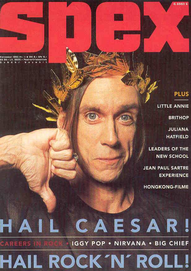 Iggy Pop - German Spex Magazine Nov.1993