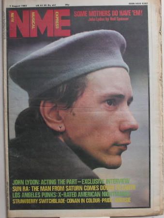 Click for more Uk Nme Magazine 7.8.1982 listings
