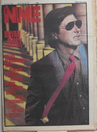 Bryan Ferry - Uk Nme Magazine 19.6.1982