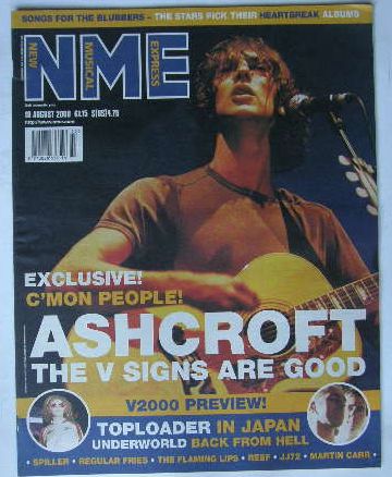 Verve - Uk Nme Magazine 19.8.2000