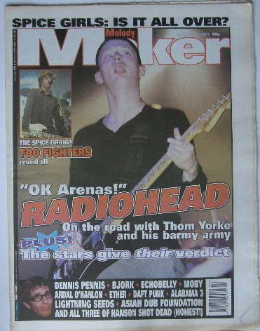 Radiohead - Uk Melody Maker Magazine 22.11.1997