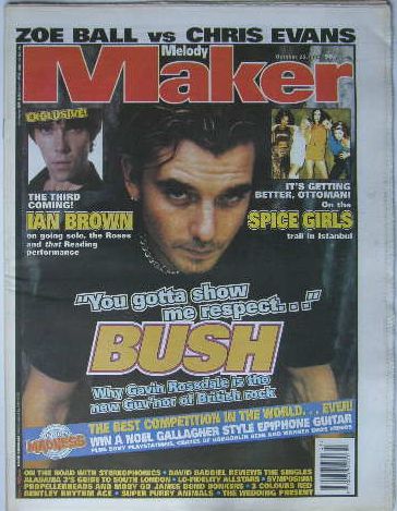 Bush - Uk Melody Maker Magazine 25.10.1997