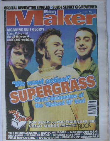 Supergrass - Uk Melody Maker Magazine 19.4.1997