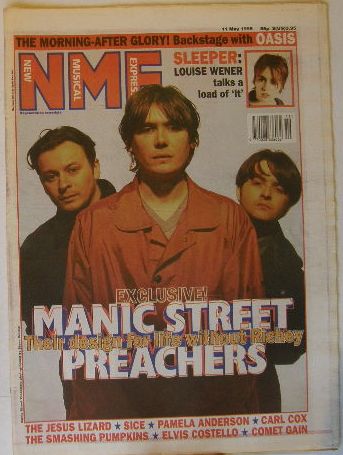Manic Street Preachers - Uk Nme Magazine 11.5.1996