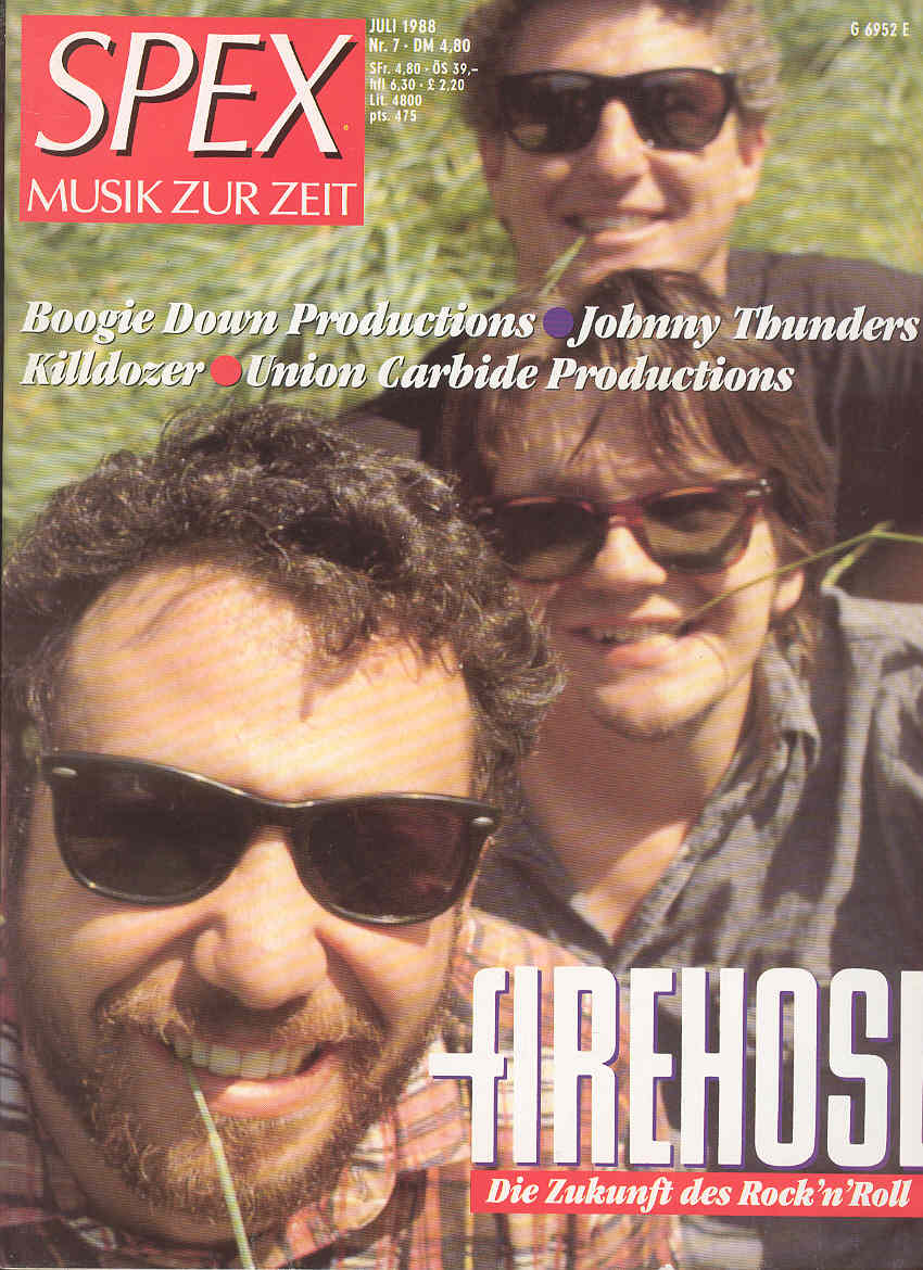 German Spex Magazine Jul. 1988 listings