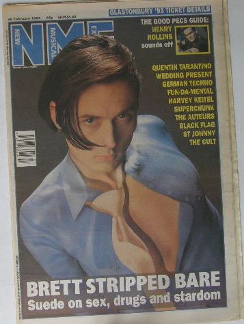 Suede - Uk Nme Magazine 20.2.1993