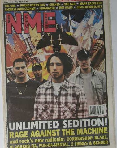 Rage Against The Machine - Uk Nme Magazine 1.5.1993