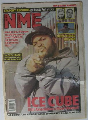 Ice Cube - Uk Nme Magazine 5.12.1992