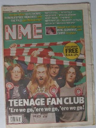 Teenage Fanclub - Uk Nme Magazine 10.8.1991