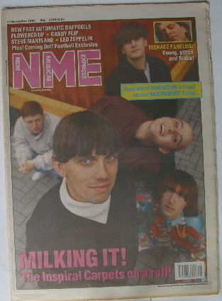 Inspiral Carpets - Uk Nme Magazine 10.11.1990