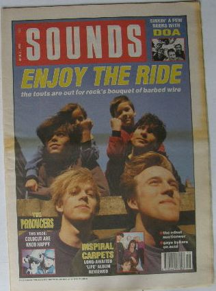 Ride - Uk Sounds Magazine 21.4.1990