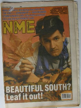 Uk Nme Magazine 25.11.1989 listings