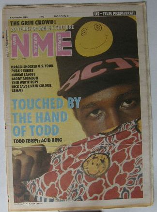 Uk Nme Magazine 5.11.1988 listings