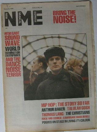 Uk Nme Magazine 9.1.1988 listings