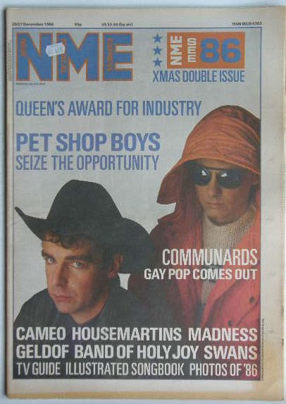 Uk Nme Magazine 20/27. Dec 198 listings