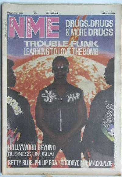 Uk Nme Magazine 27. Sep 1986 listings