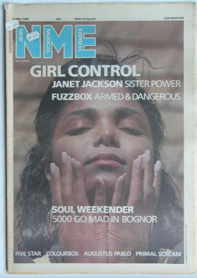 Uk Nme Magazine 24. May 1986 listings