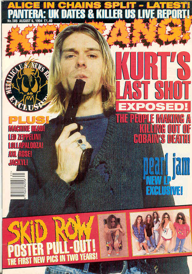 Nirvana - Kerrang Magazine No.506 8/1994