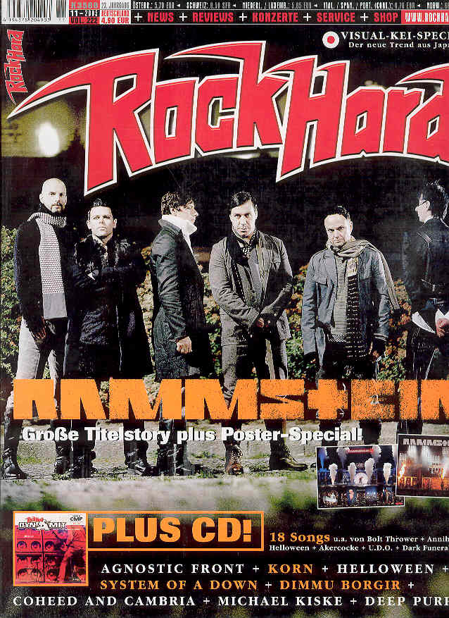 Rock Hard No.222 11/2005 listings