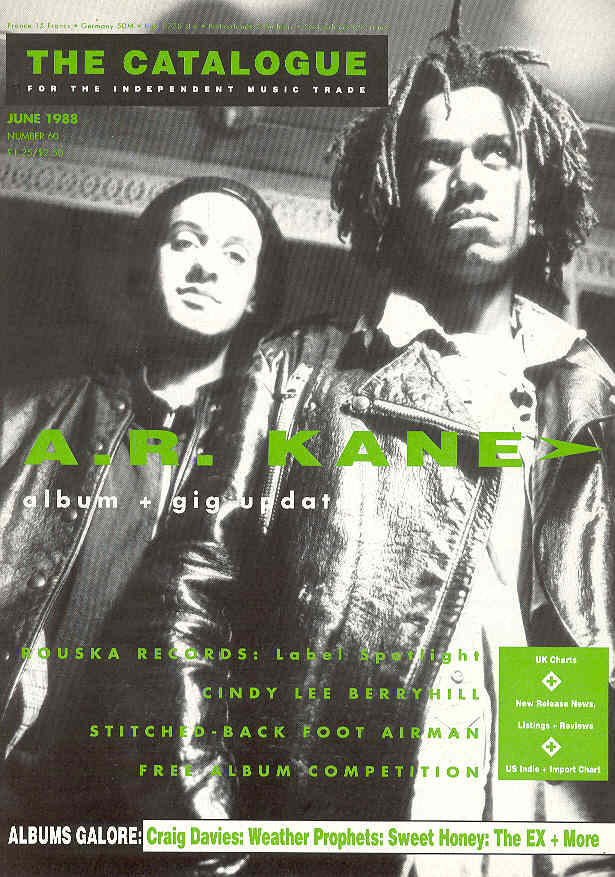 The Catalogue #60 Jun 1988 listings