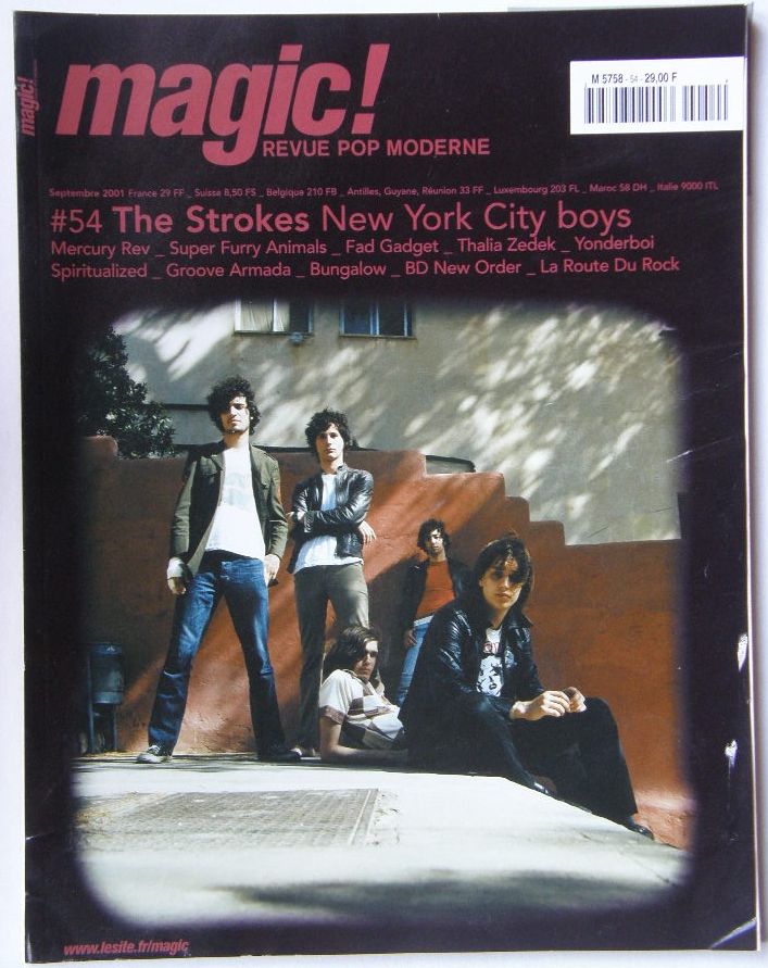 Strokes - France Magic Magazine #54 Sep.2001