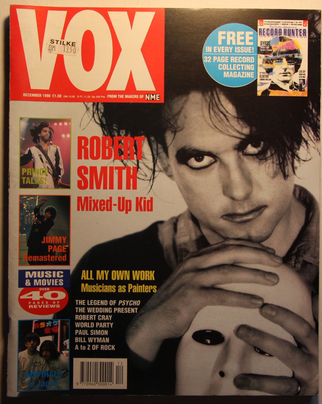 Uk Vox Magazine #3 Dec 90
