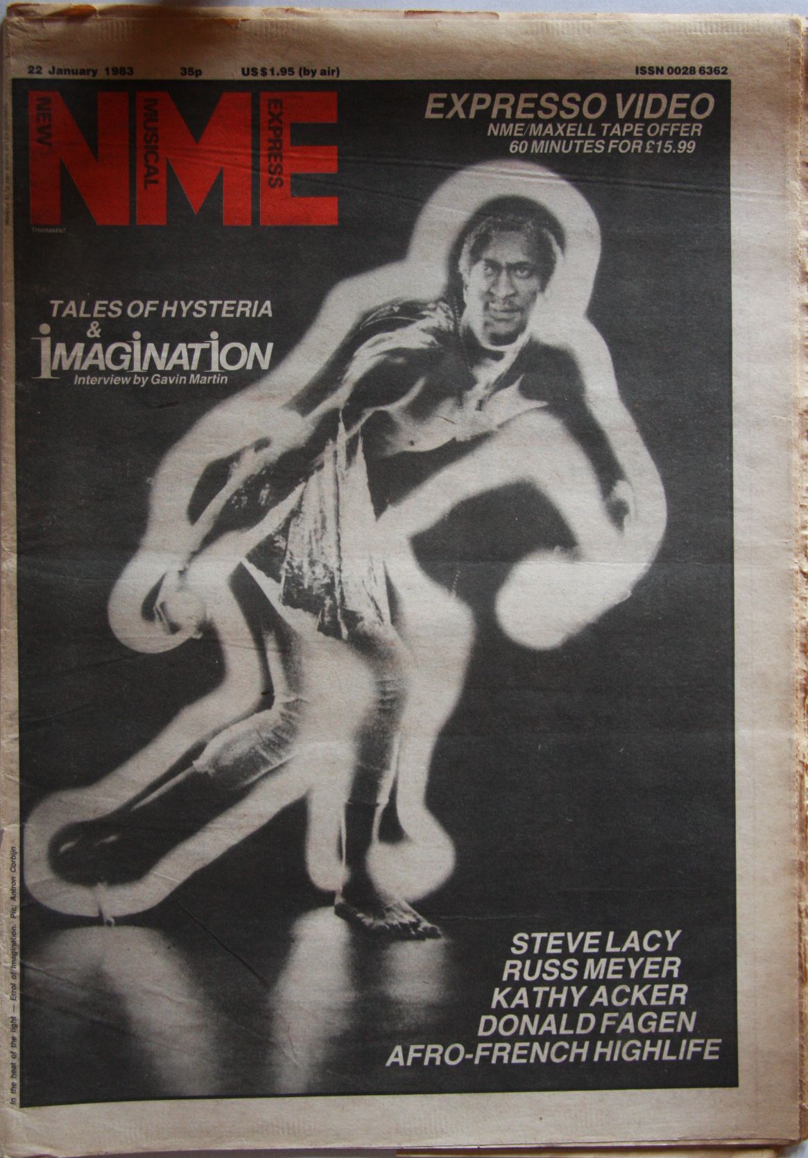 Uk Nme Magazine 22. Jan 1983