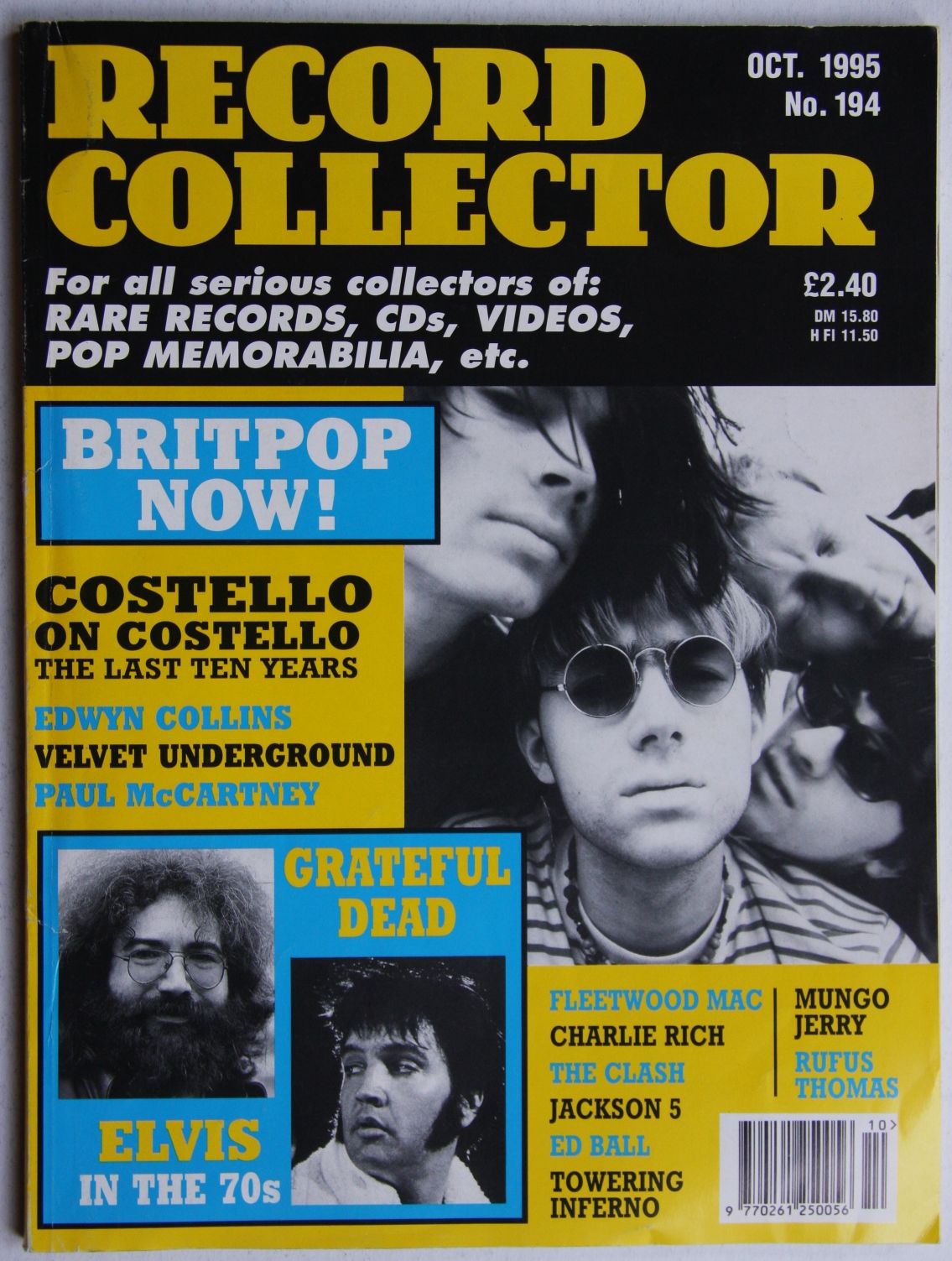 Uk Record Collector Magazine October 1995