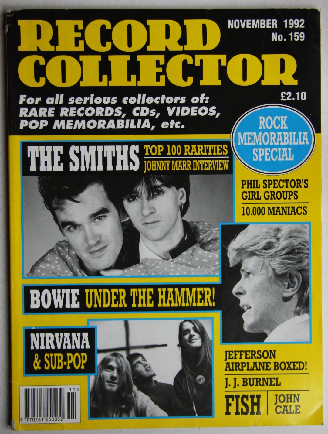 Uk Record Collector Magazine November 1992