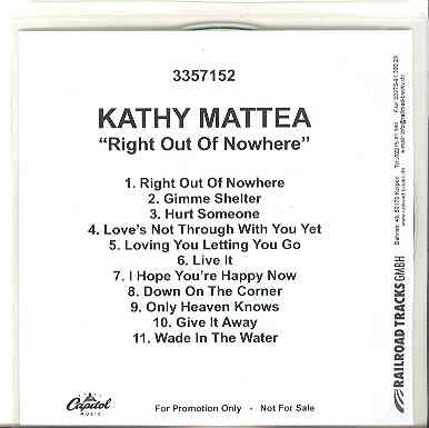 Right Out Of Nowhere listings