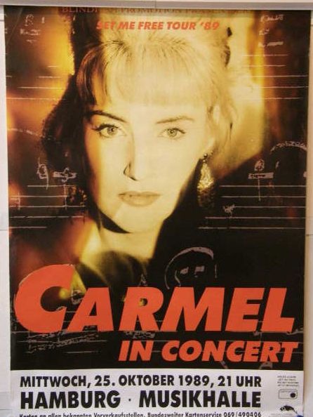 Concert Poster Hamburg 25.10.1989
