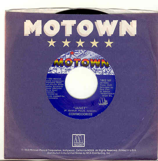 Commodores - Janet
