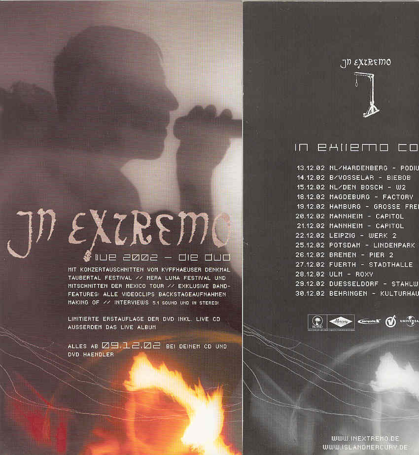 In Extremo - Live 2002 - Die Dvd