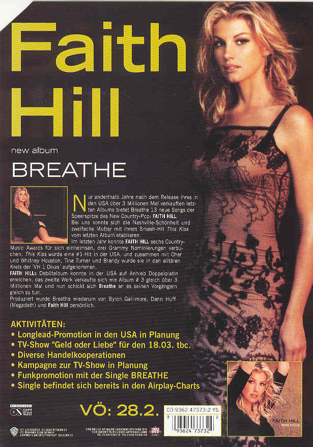 Faith Hill - Breathe LP