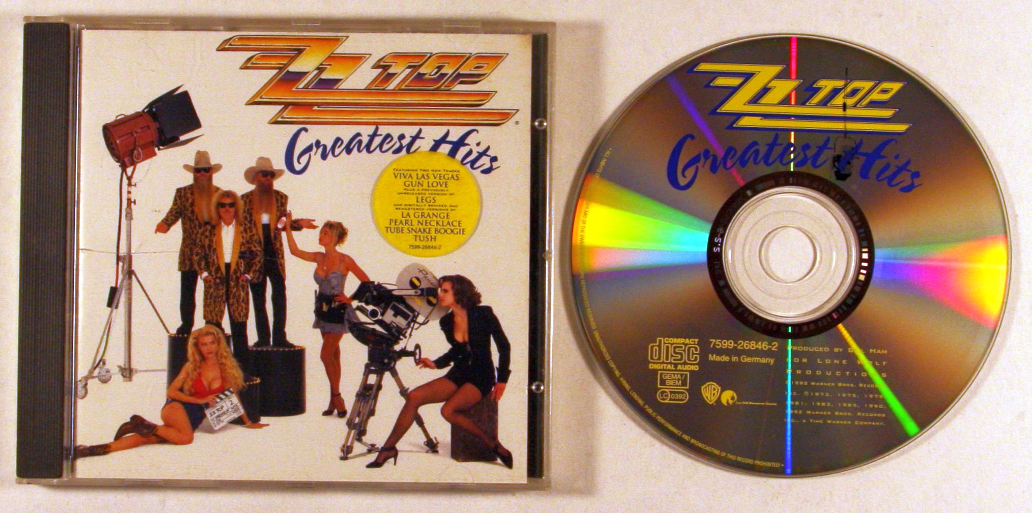 ZZ Top Greatest Hits CD 1992