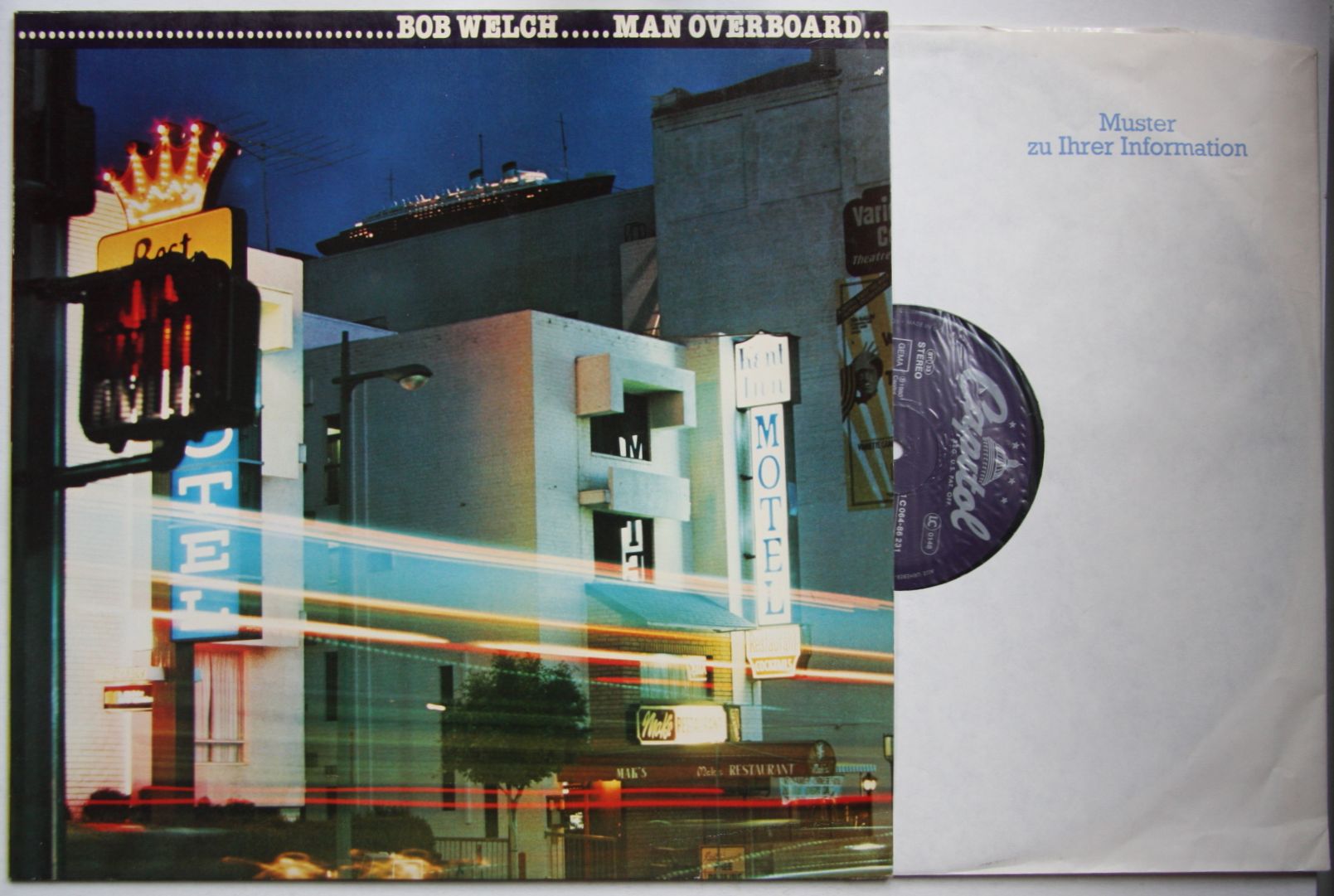 Bob Welch Man Overboard Records, LPs, Vinyl and CDs - MusicStack