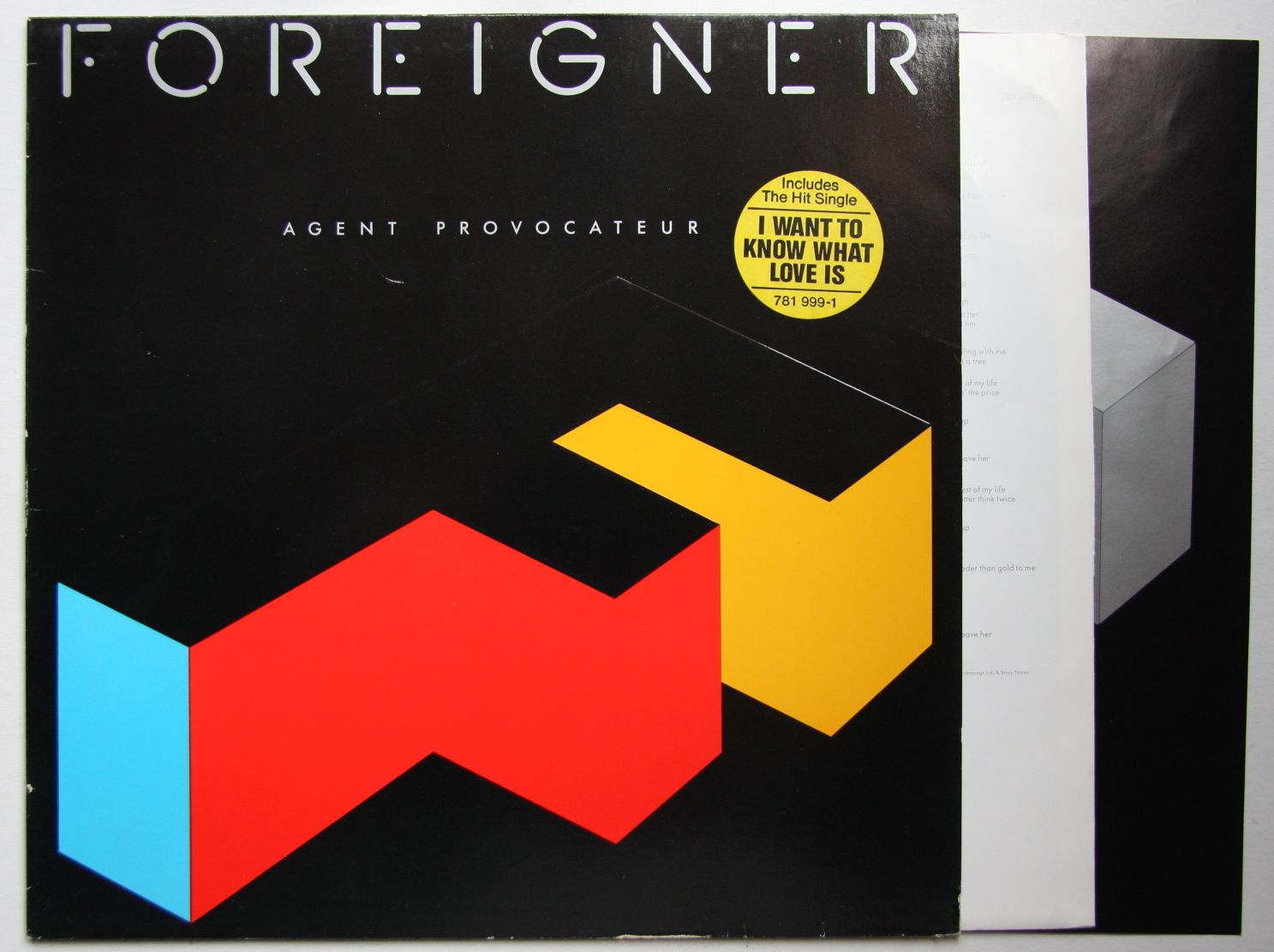 Foreigner Agent Provocateur Records, Vinyl and CDs - Hard to Find and ...
