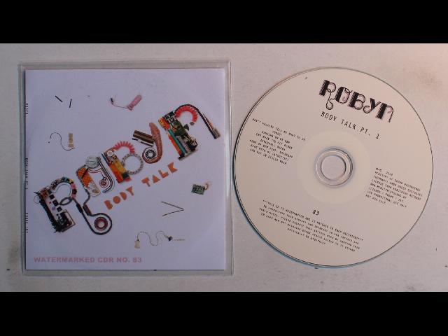 Robyn Body Talk Pt. 1 GER ADV 8-Track CDR 2010 Numbered! Synthpop Electro