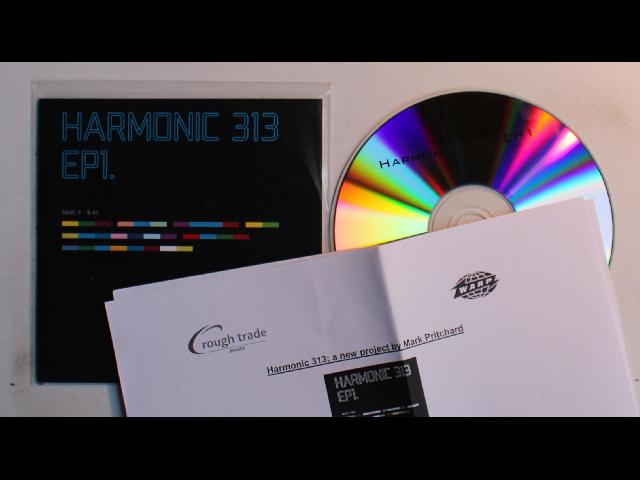 Harmonic 313 EP1. UK ADV CDR 2008 + PR-Insert Dub Techno Warp Mark Pritchard