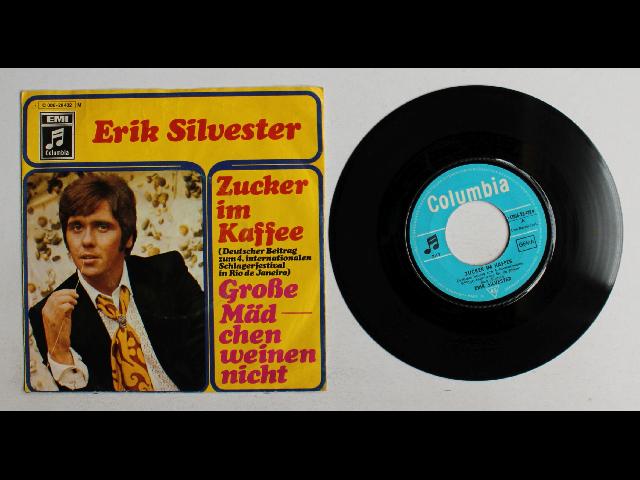 Erik Silvester Zucker Im Kaffee GER 7inch Vinyl Single 1969 Schlager