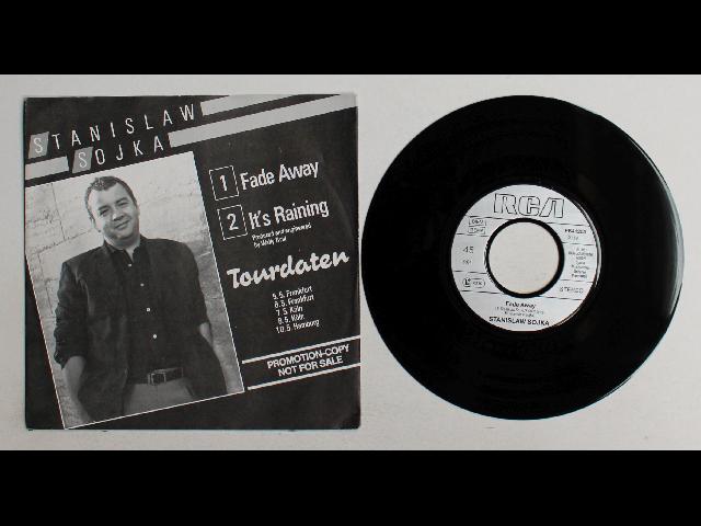 Stanislaw Sojka Fade Away GER 7inch Vinyl Single 1987 Promo