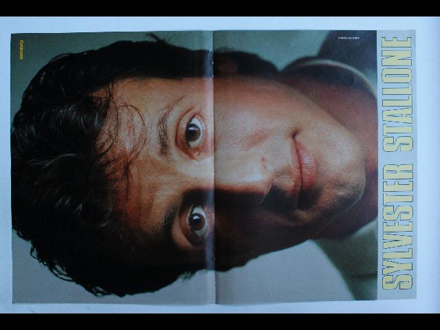Sylvester Stallone Bravo Poster - Vintage German Magazine Poster 28x42cm