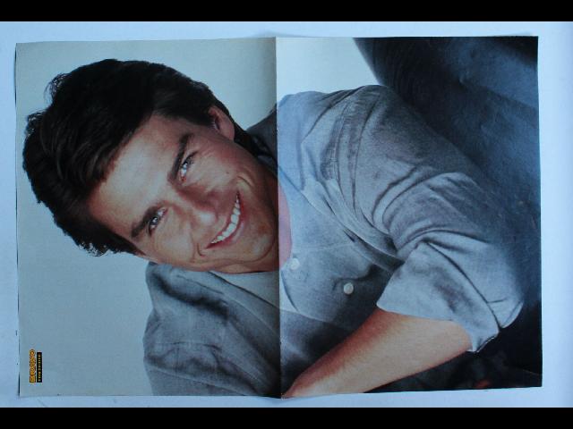 Tom Cruise Bravo Poster - Vintage German Magazine Poster 28x42cm