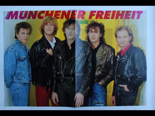 Münchener Freiheit Bravo Poster - Vintage German Magazine Poster 28x42cm