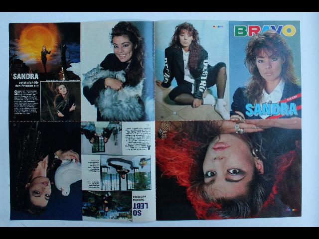 Sandra Bravo Poster - Vintage German Magazine Poster 28x42cm Star-Album