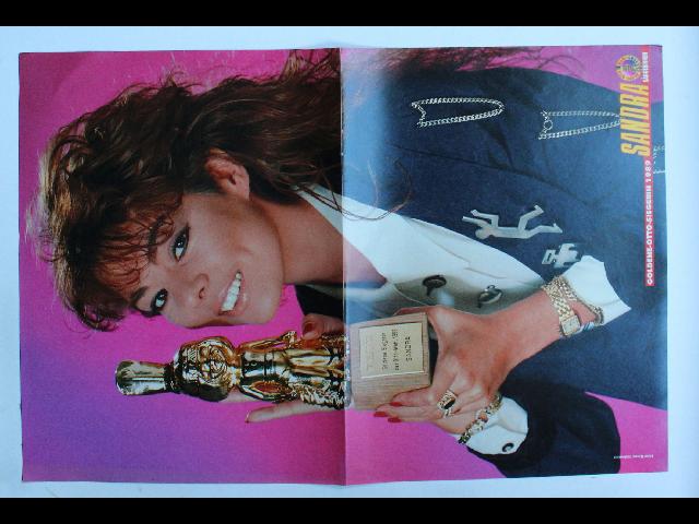 Sandra Bravo Poster - Vintage German Magazine Poster 28x42cm Goldener Otto