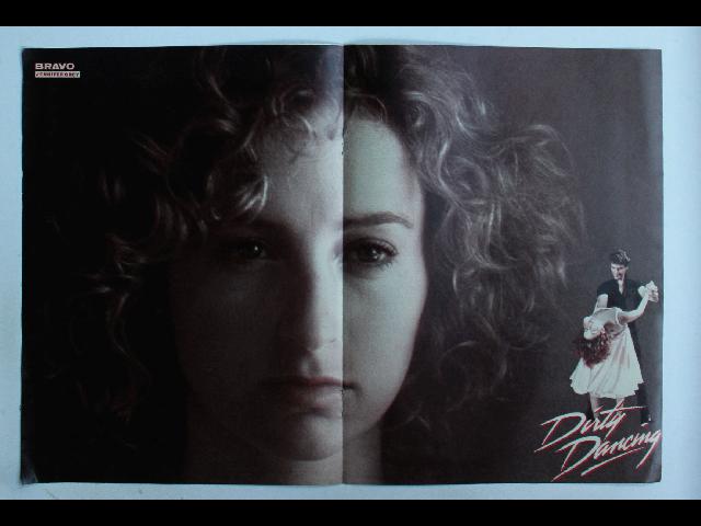 Jennifer Grey Bravo Poster Vintage German Magazine Poster 28x42cm Dirty Dancing