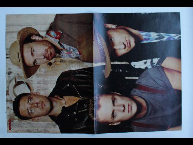 U2 Bravo Poster - Vintage German Magazine Poster 28x42cm Band Portrait